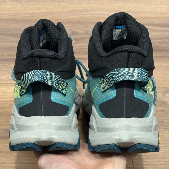 HOKA Women’s Trail Code GTX Hiking Boot in Blue Glass/Coastal Shade - Size 9.5 - Picture 6 of 13